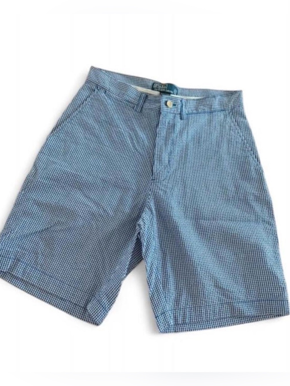 30 Polo Ralph Lauren Prospect Shorts Men’s 30 Blue & White 100% cotton gingham